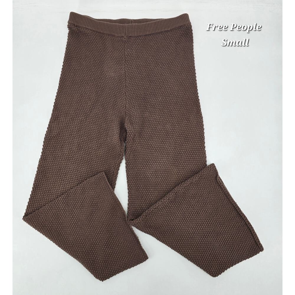Free People FP Beach Cottagecore Minimalist Hailee Knit Pants
